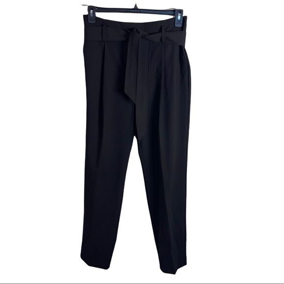 Black Calvin Klein Pants with Tie Belt - Size 6 - #calvinKlein - Picture 1 of 7
